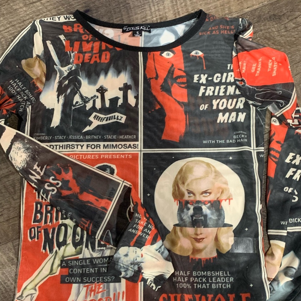Dolls Kill Mesh Top